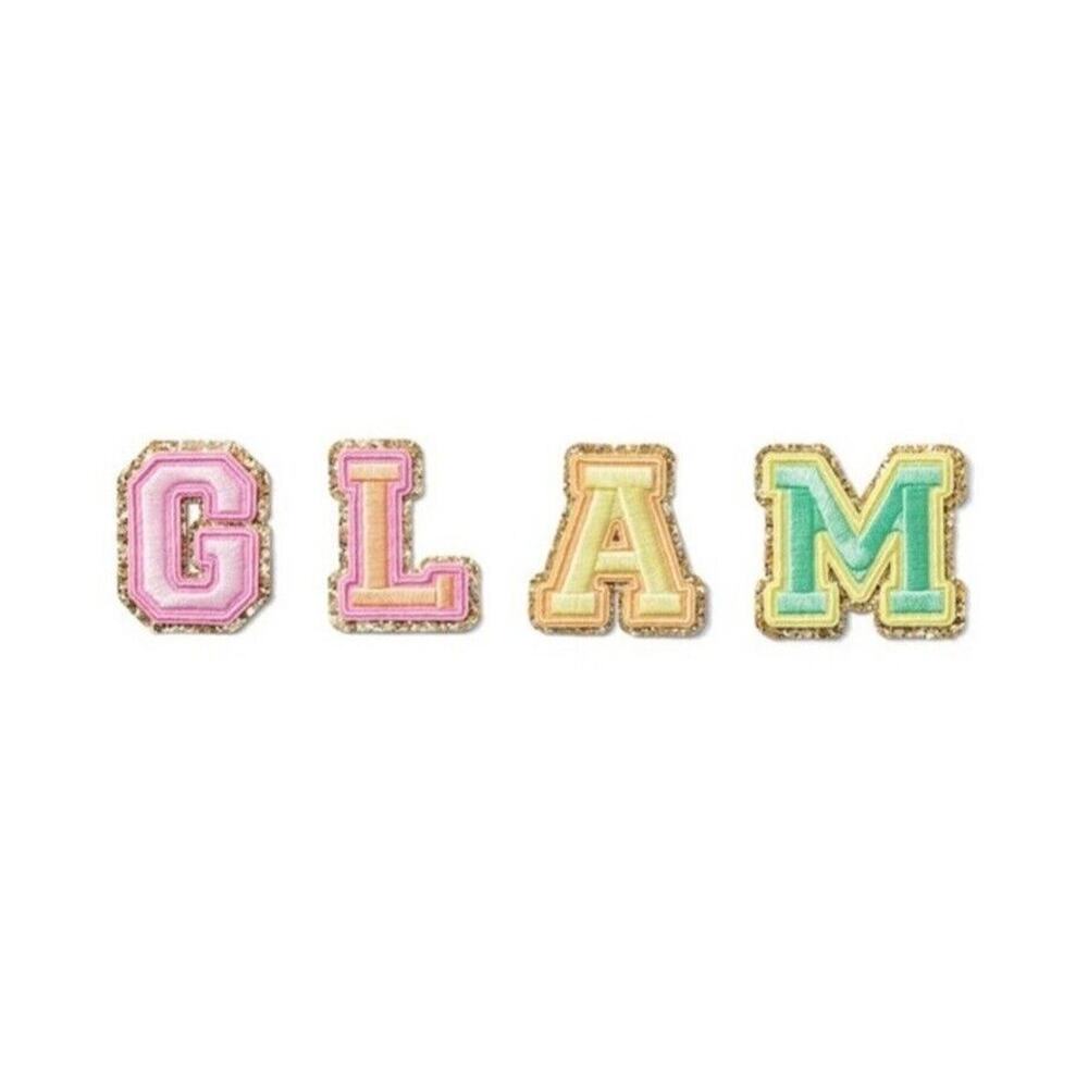 Stoney Clover Lane x Target GLAM Sticker Patches Letters Varsity Pastel Set NEW
